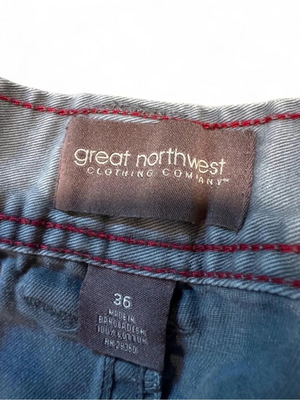 Great Northwest Clothing Company Men's Gray Cargo Shorts